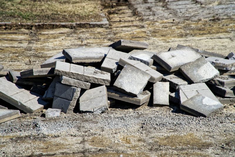 Patio Slab Removal detail